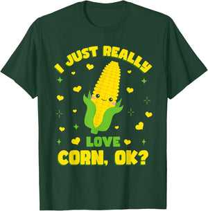 Corn Cob Kids Farming Corn Toddler T-Shirt - T-Shirt | Forest