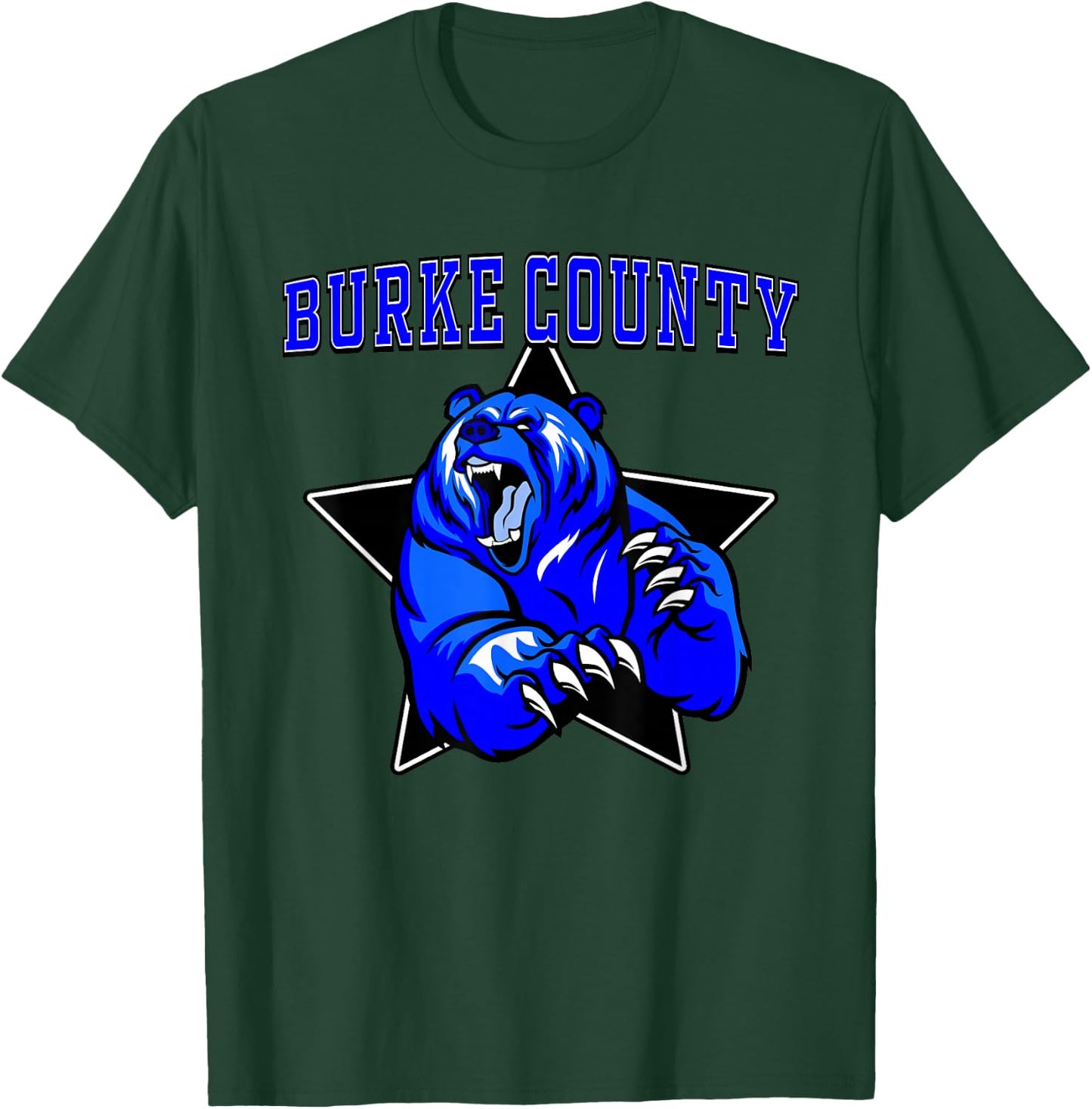 Burke County Bears High School Team Spirit T-Shirt - T-Shirt | Forest