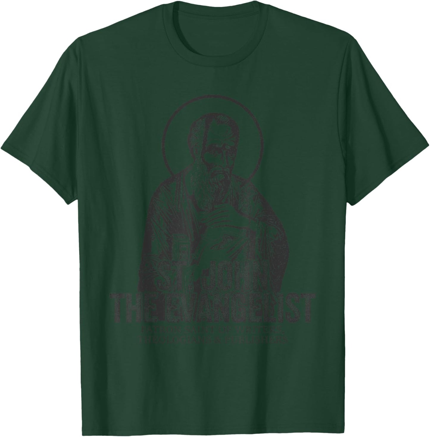 Catholicism St. John The Evangelist Christian Saint T-Shirt - T-Shirt | Forest