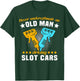 Slot Racing Never Understimate Old Man Driving Slot Car T-Shirt - T-Shirt | Forest