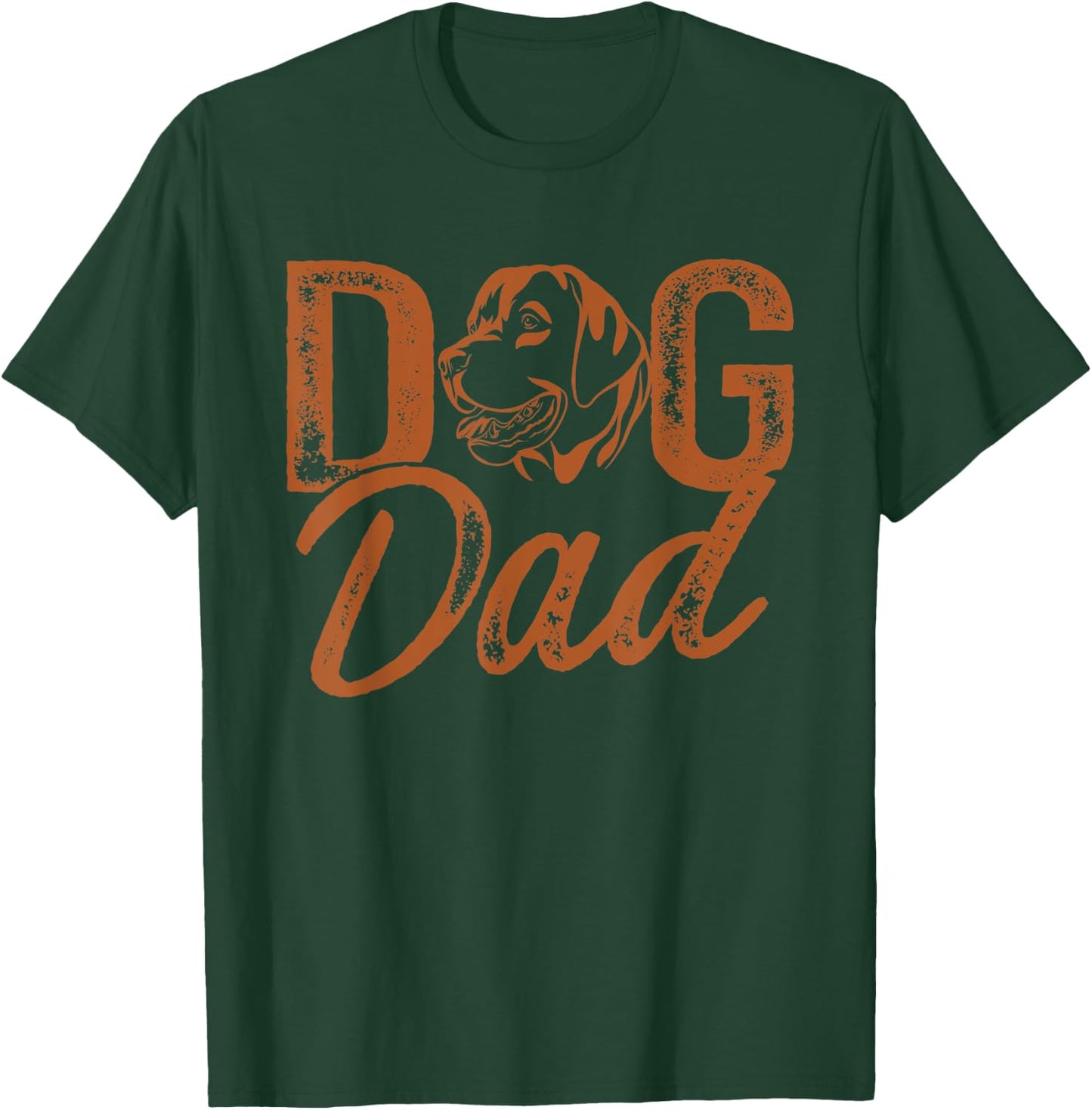 Labrador Retriever Dog Dad Lab Daddy Men T-Shirt - T-Shirt | Forest