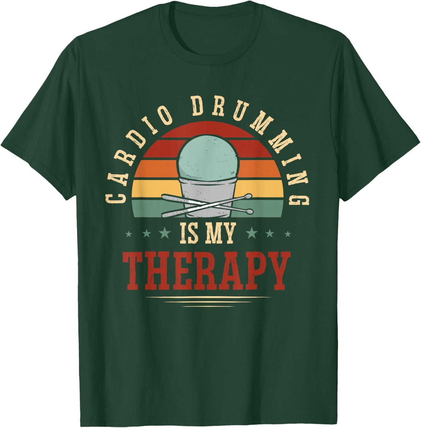 Cardio Drumming Gym Fitness Class Workout T-Shirt - T-Shirt | Forest
