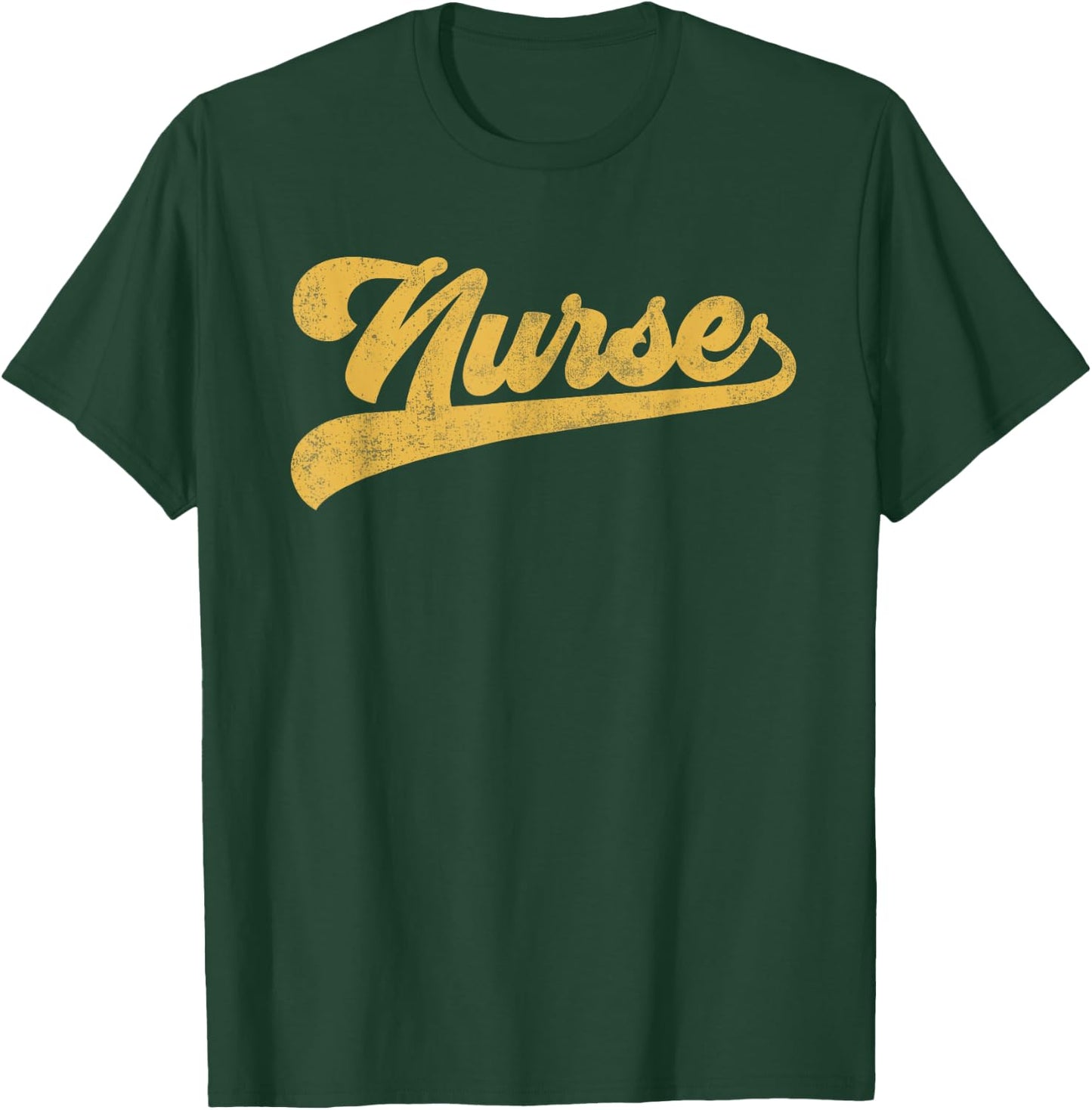 Nurse Cute Vintage Graphic Nursing T-Shirt - T-Shirt | Forest
