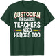 Funny School Custodian Design Women Janitor Quotes T-Shirt - T-Shirt | Forest