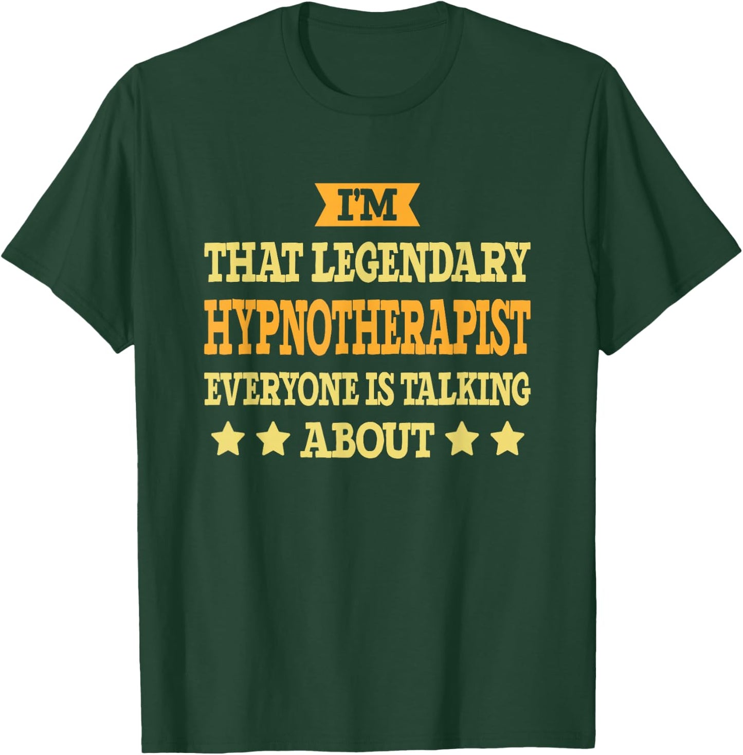 Hypnotherapist Job Title Employee Worker Hypnotherapist T-Shirt - T-Shirt | Forest