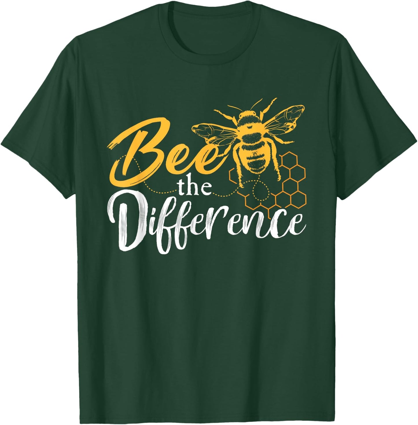 Bee The Difference Animal Rights Design For An Animal Lover T-Shirt - T-Shirt | Forest