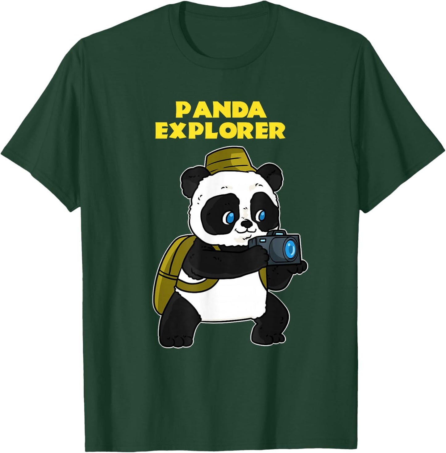 Panda Explorer T-Shirt - T-Shirt | Forest