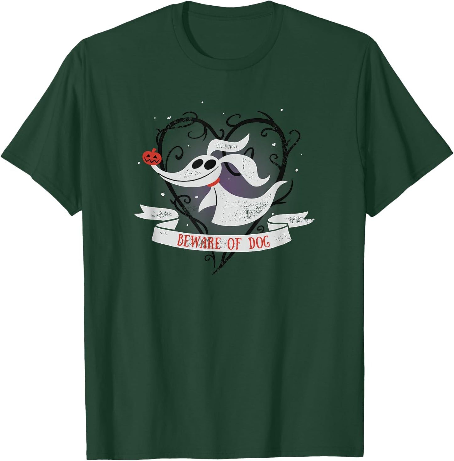 Disney The Nightmare Before Christmas Zero Beware Of Dog T-Shirt - T-Shirt | Forest