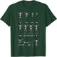Halloween Skeleton Math Fraction Funny Teacher Men Women T-Shirt - T-Shirt | Forest