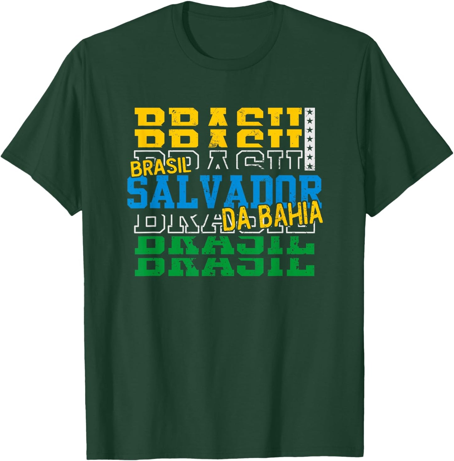 Salvador da Bahia Brazil Sport Souvenir T-Shirt - T-Shirt | Forest