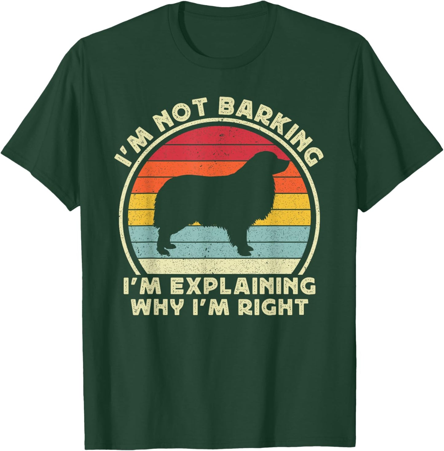 Funny Aussie Dog Red Blue Merle Australian Shepherd Dad Mom T-Shirt - T-Shirt | Forest