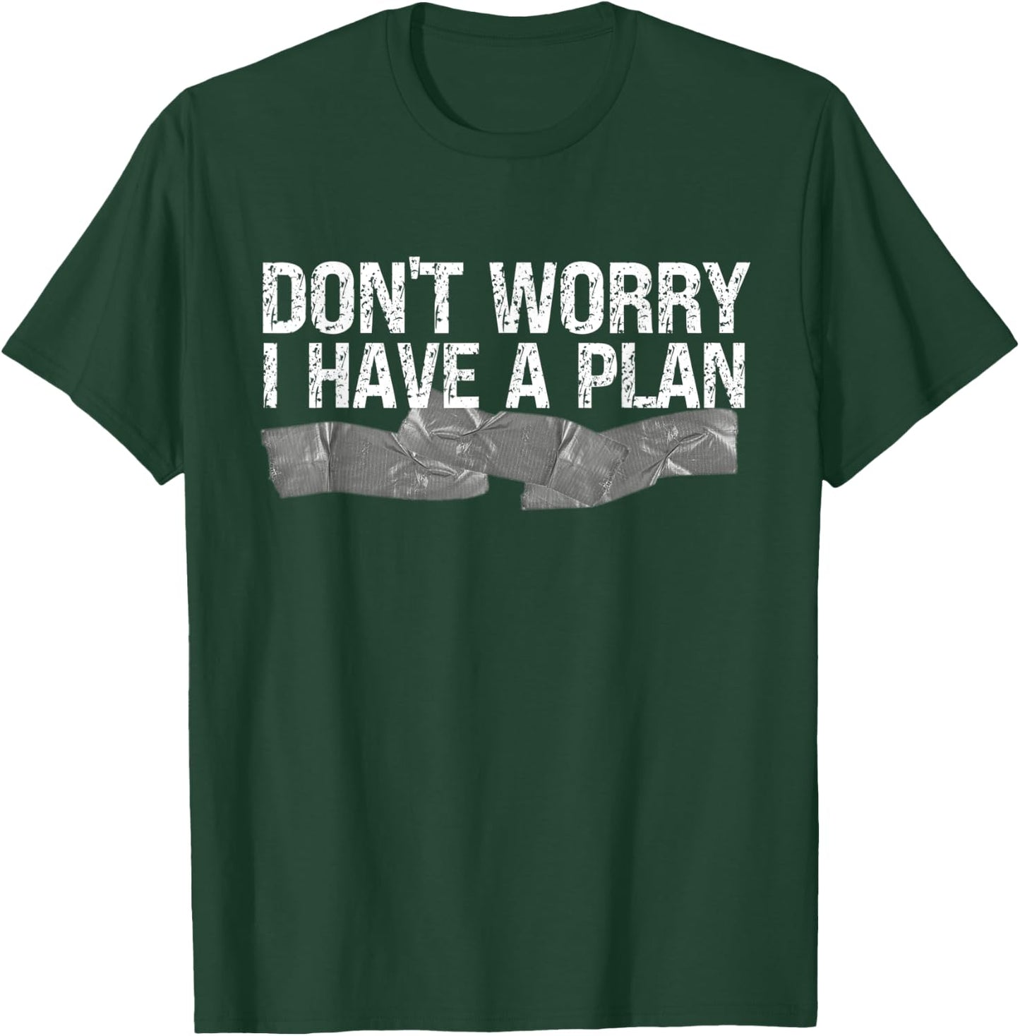 Funny Handyman Duct Tape DIY Jerry Rig Gift T-Shirt - T-Shirt | Forest