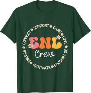 ENL Crew Appreciation Week Back to School T-Shirt - T-Shirt | Forest