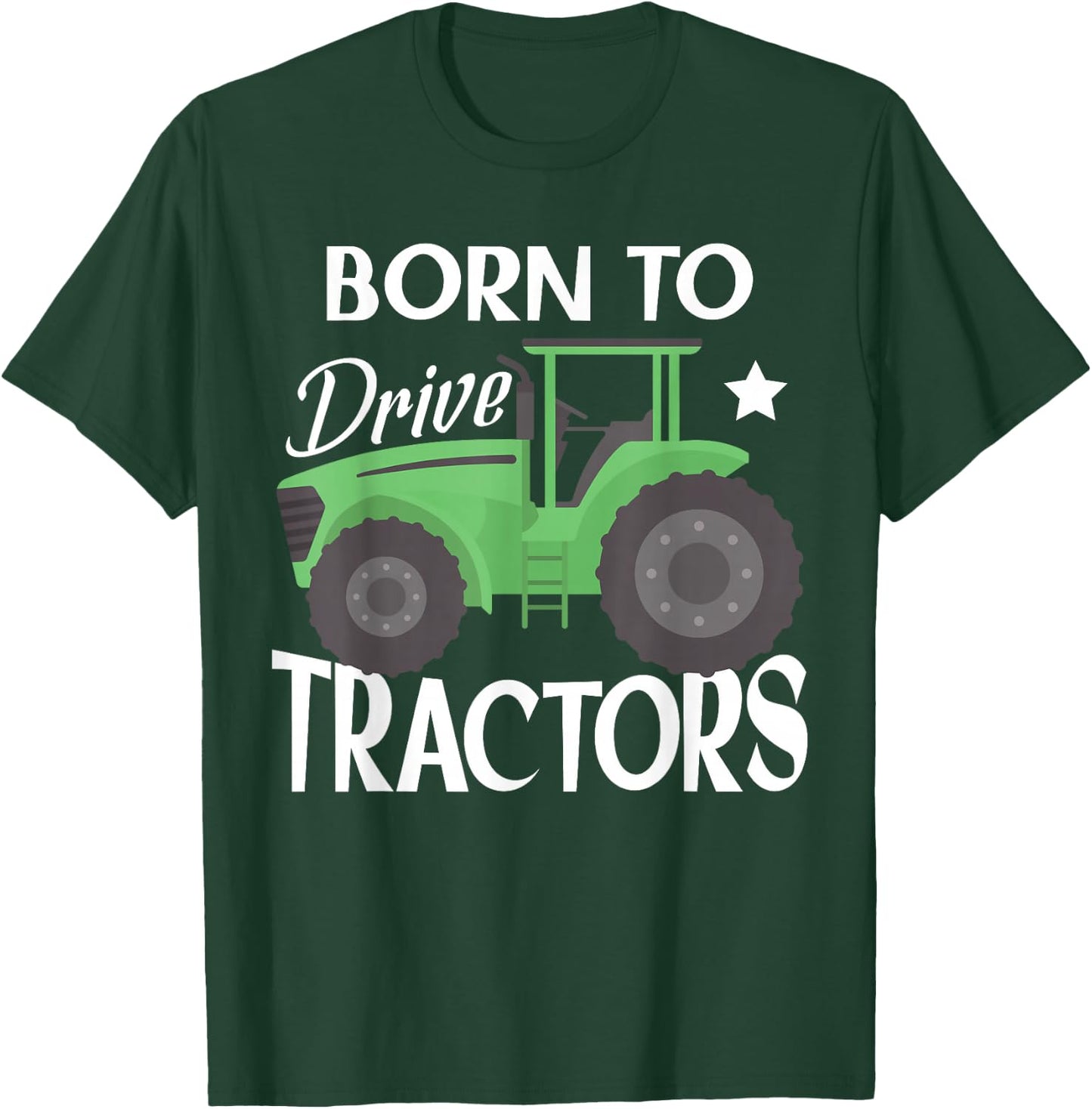 Funny Children Farming Farm Tractor T-Shirt - T-Shirt | Forest