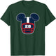 Disney Mickey Mouse Football Helmet #28 Sports T-Shirt - T-Shirt | Forest