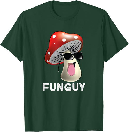 Funguy Funny Fungi Fungus Mushroom Men Funny Guy Vintage