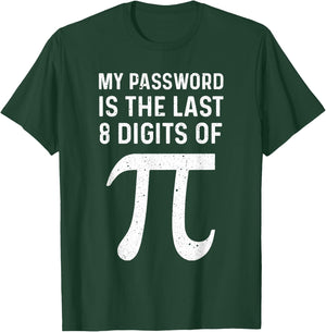 Funny Pi Art For Pi Symbol Lover Men Women Boys Girls Kids T-Shirt - T-Shirt | Forest