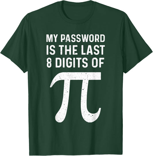 Funny Pi Art For Pi Symbol Lover Men Women Boys Girls Kids T-Shirt - T-Shirt | Forest