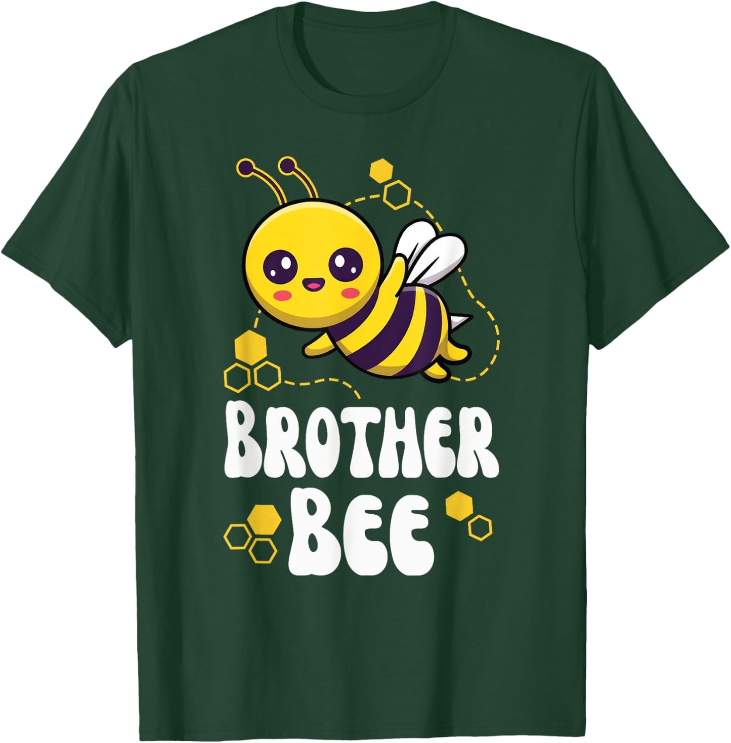 Brother Bee Shirt Family Bee Shirts First Bee Day Outfits T-Shirt - T-Shirt | Forest
