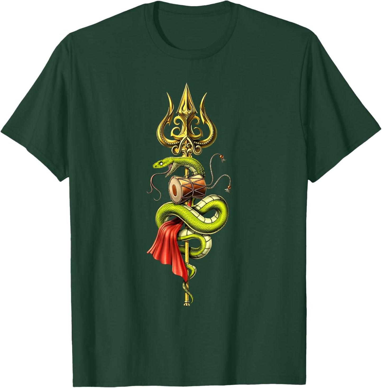 Lord Shiva Trident Hindu God Hinduism T-Shirt - T-Shirt | Forest