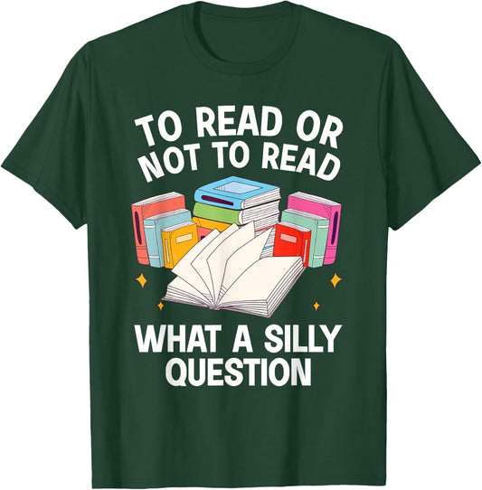 Cute Book Design Women Bookworm Reader Book Lover T-Shirt - T-Shirt | Forest