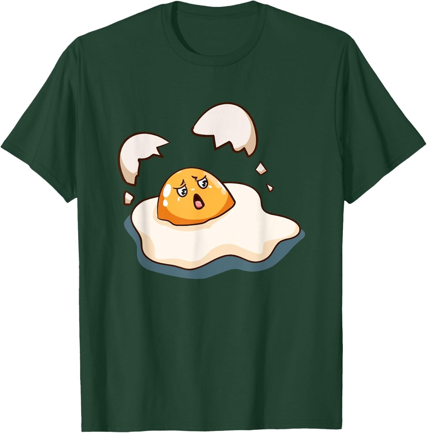 Fried Egg Breakfast Egg White Egg Yolk Fried Egg Costume T-Shirt - T-Shirt | Forest