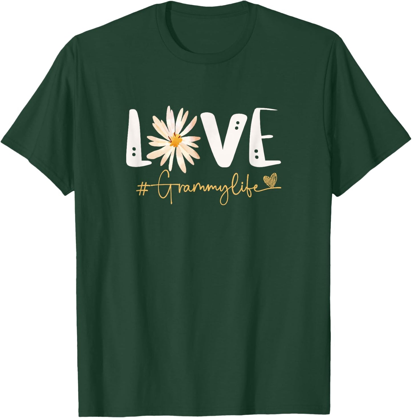 Cute Grandma Love Grammy Life Grandmom T-Shirt - T-Shirt | Forest