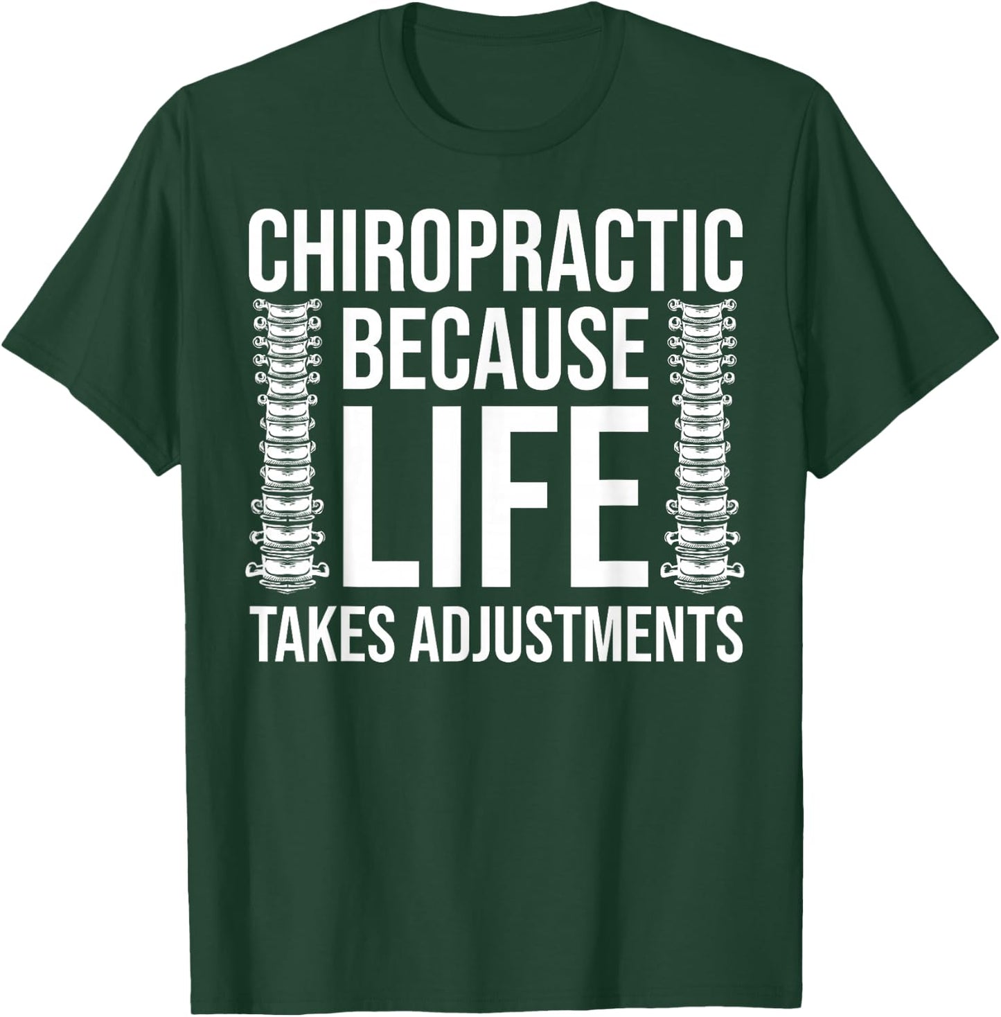 Funny Chiropractic Gift Women Chiropractic Assistant T-Shirt - T-Shirt | Forest