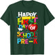 Happy First Day Of Pre-K Welcome Back To School Teacher Kids T-Shirt - T-Shirt | Forest