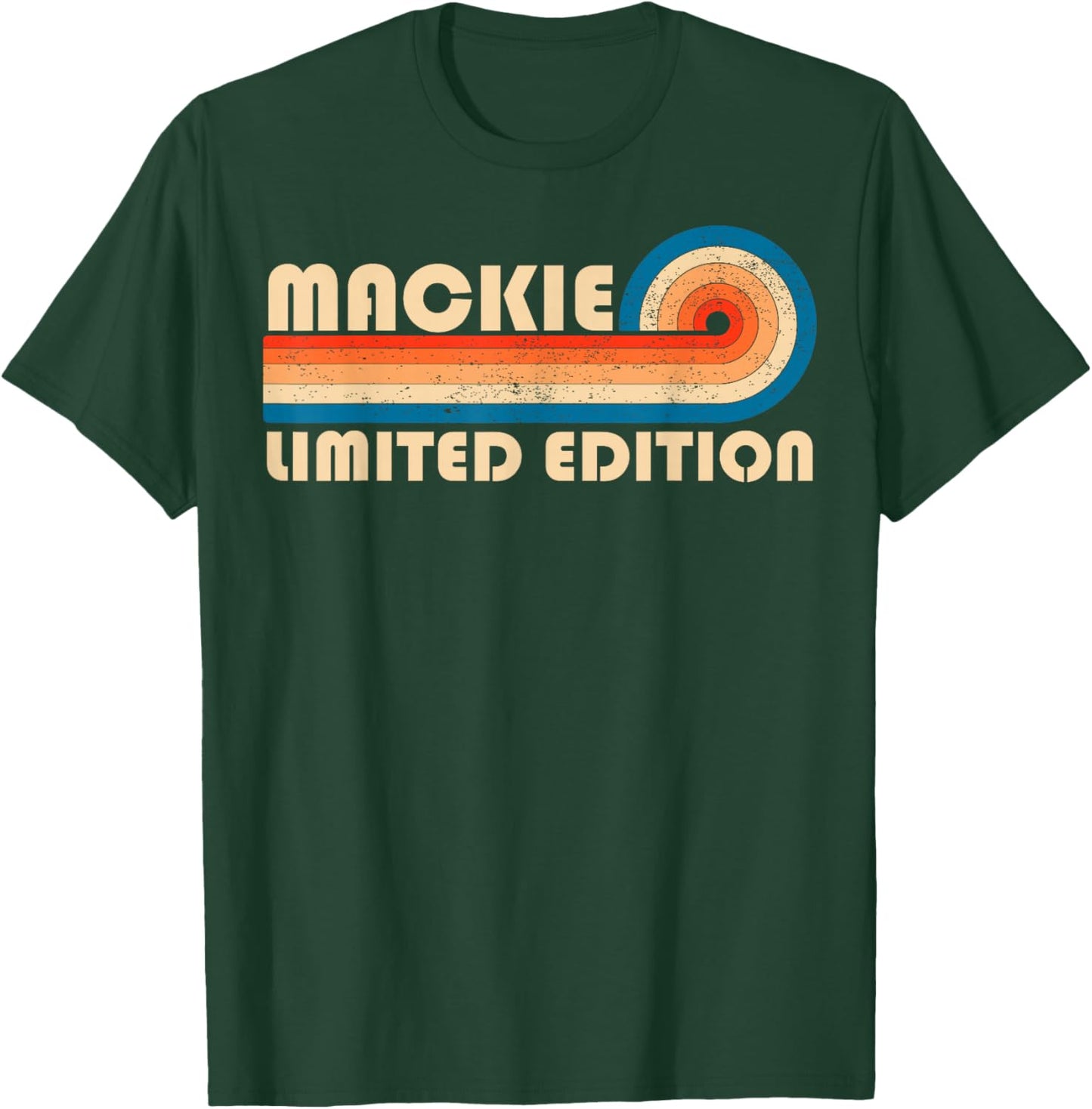 MACKIE Surname Retro Vintage 80s 90s Birthday Reunion T-Shirt - T-Shirt | Forest
