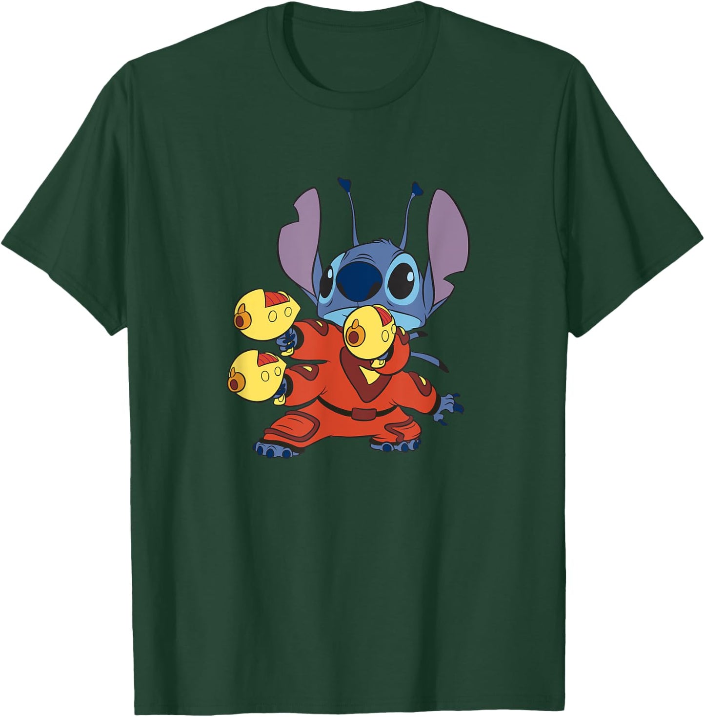 Disney Lilo & Stitch Experiment 626 Ready To Fight Portrait T-Shirt - T-Shirt | Forest