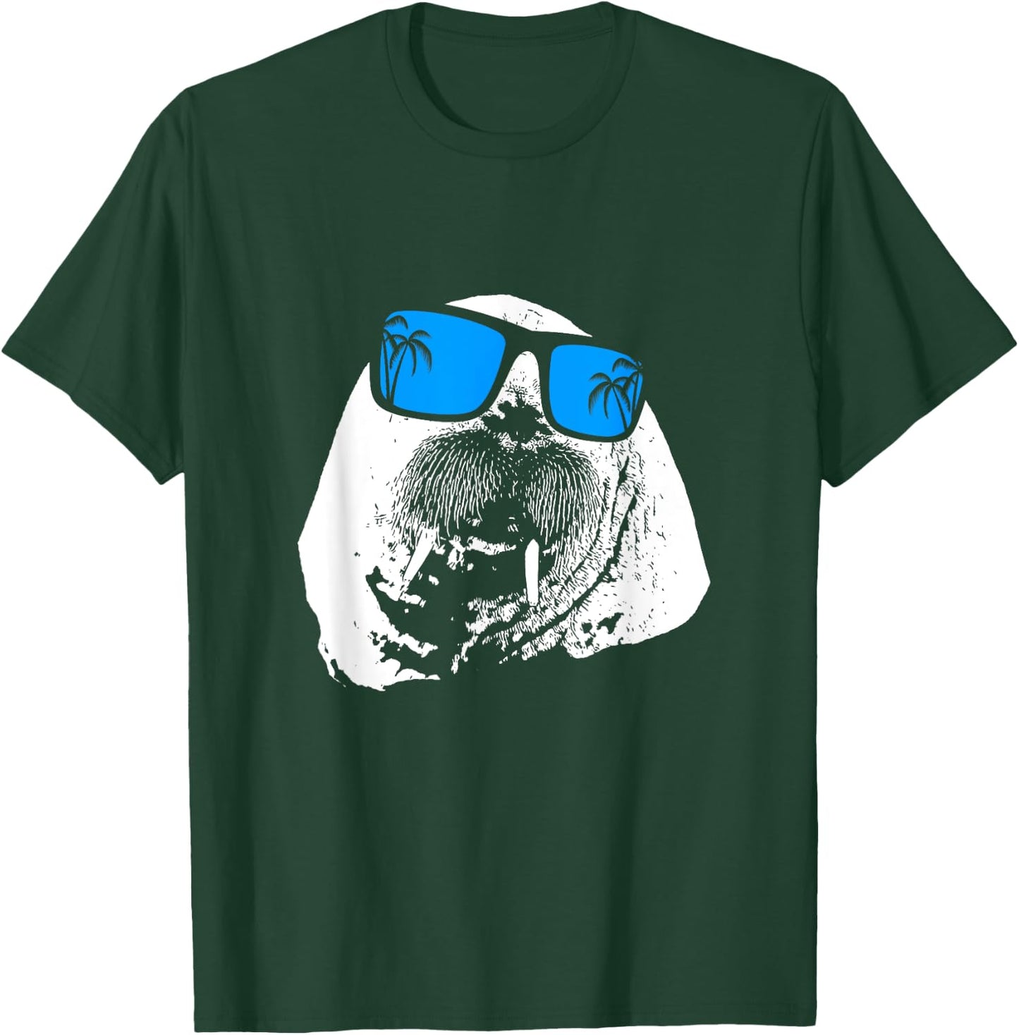 Walrus Ocean Nature Fans Sunglasses Music Animal Lovers T-Shirt - T-Shirt | Forest