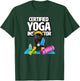 Cute black pug yoga teacher makes yoga for dogs T-Shirt - T-Shirt | Forest