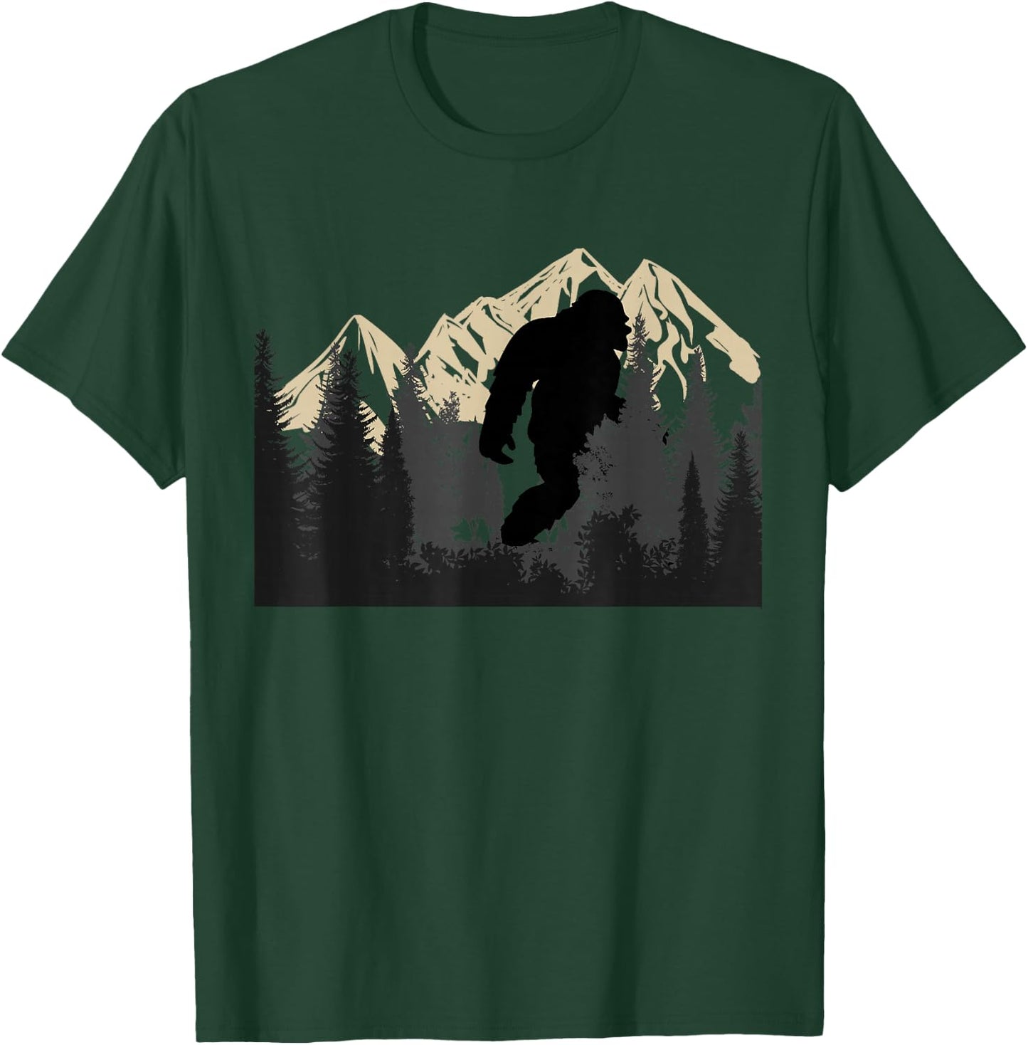 Bigfoot Sasquatch Design Women and Men Trip Hiking lovers T-Shirt - T-Shirt | Forest