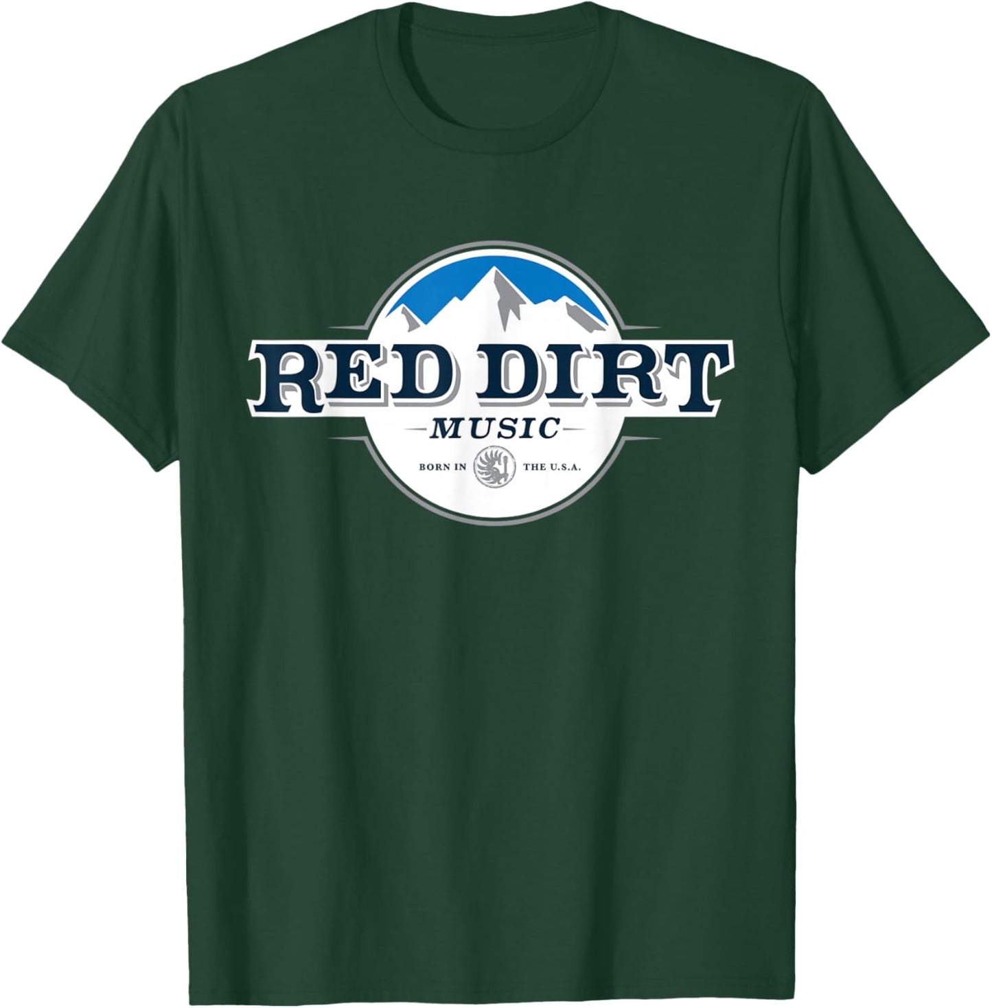 Red Dirt Mountain | Country Music T-Shirt - T-Shirt | Forest