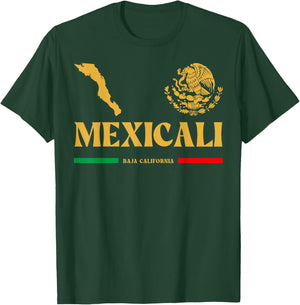 Mexicali Shirts and Mexicali Baja California , -Adults, Black, Small, Short Sleeve T-Shirt - T-Shirt | Forest
