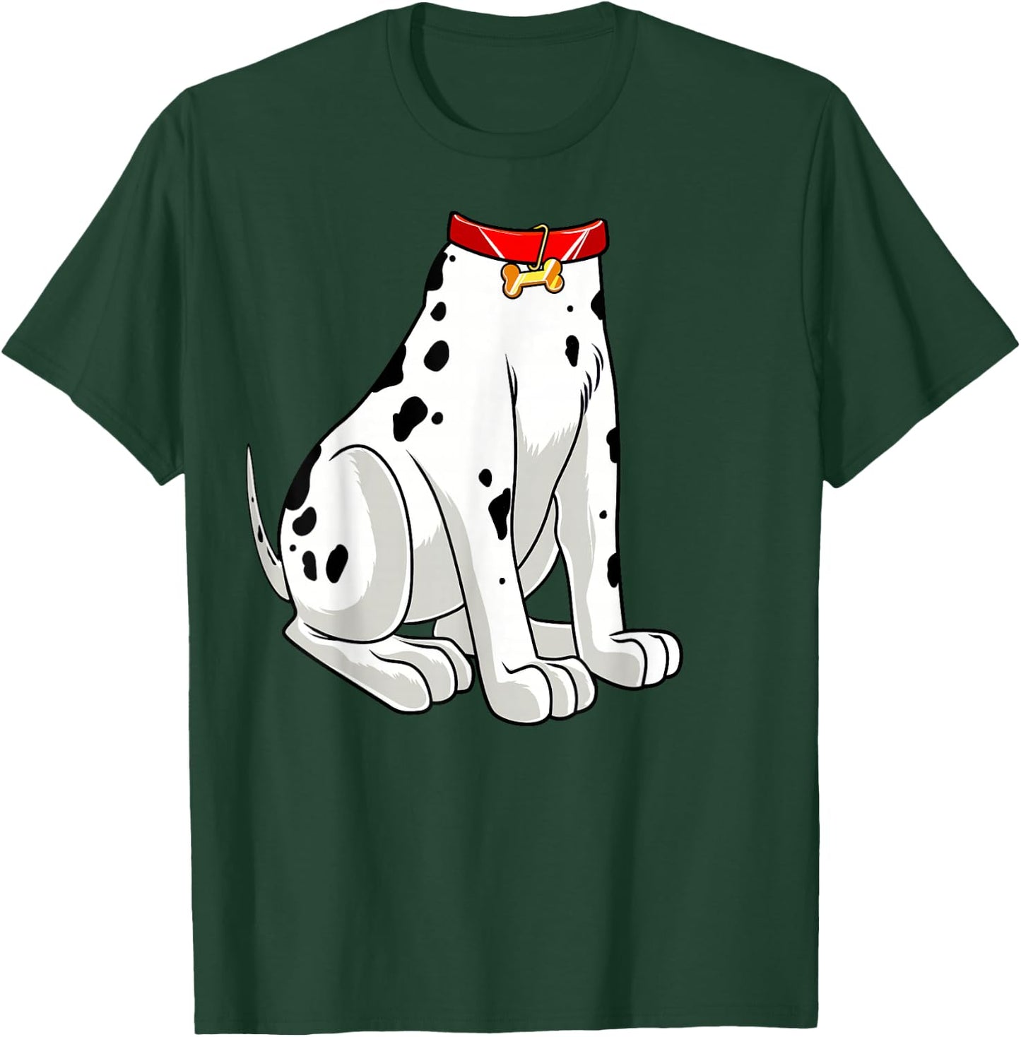 Dalmatian Costume Halloween Dog Print Men Women Kids Small T-Shirt - T-Shirt | Forest