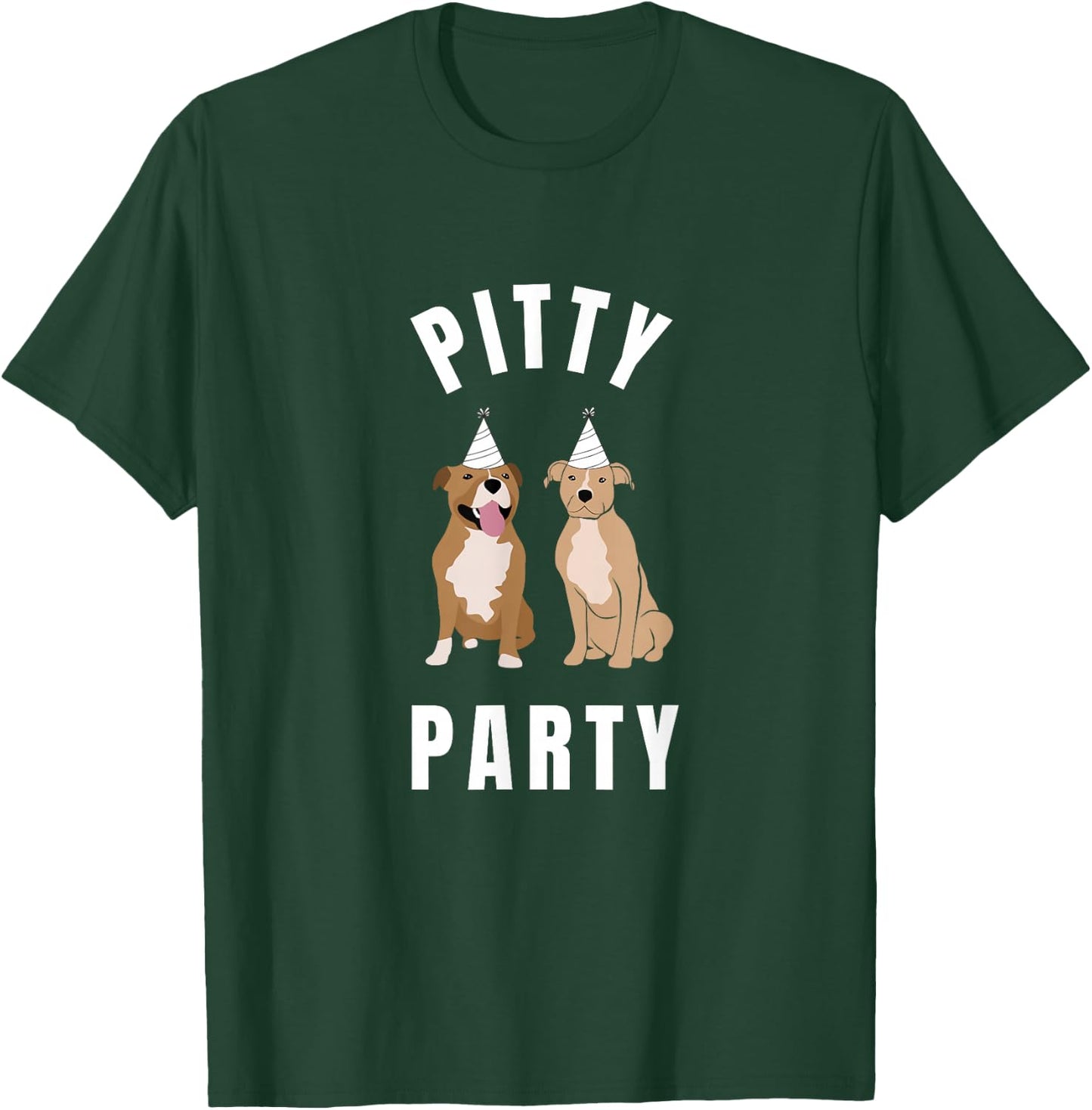 Pitty Party Pitbull Pit-Bull Cute Pit Bull Dog Owners T-Shirt - T-Shirt | Forest