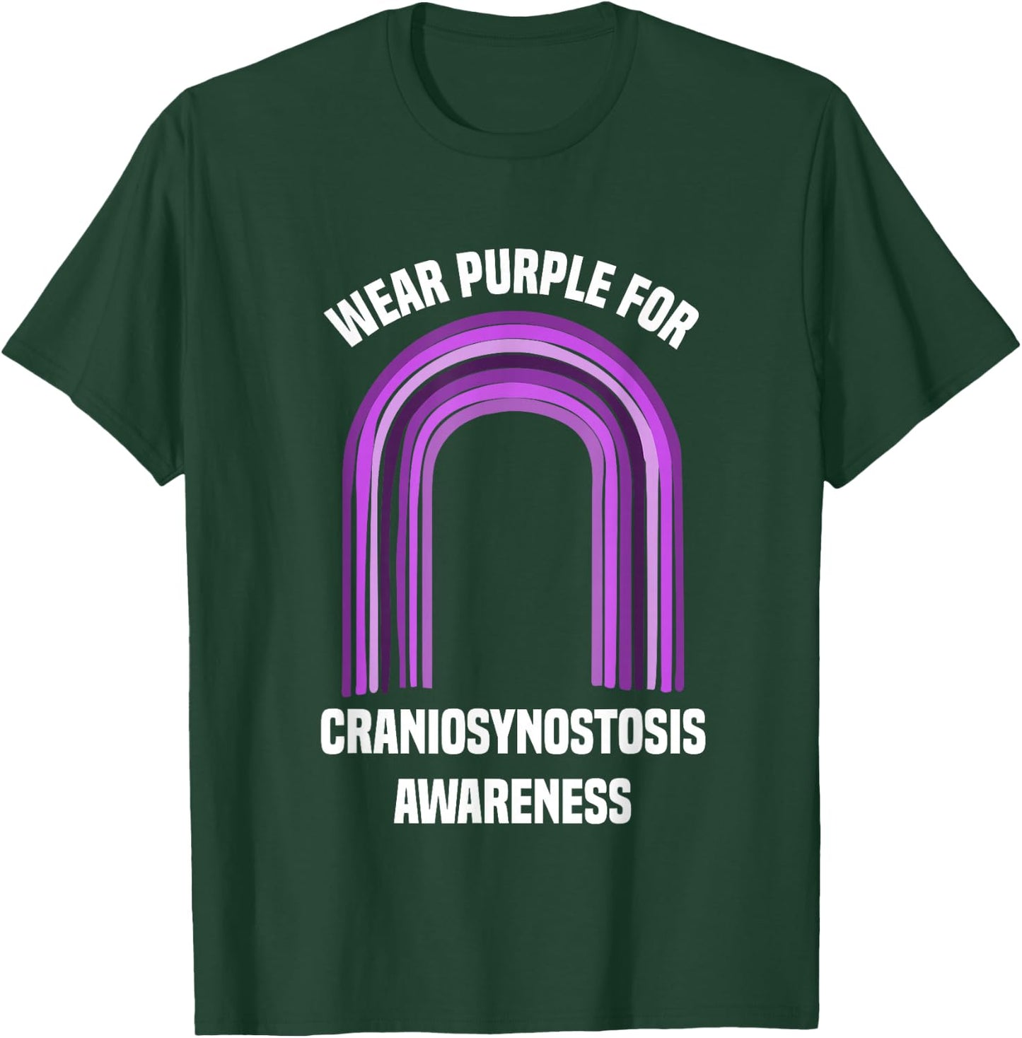 Wear Purple For Craniosynostosis Awareness T-Shirt - T-Shirt | Forest