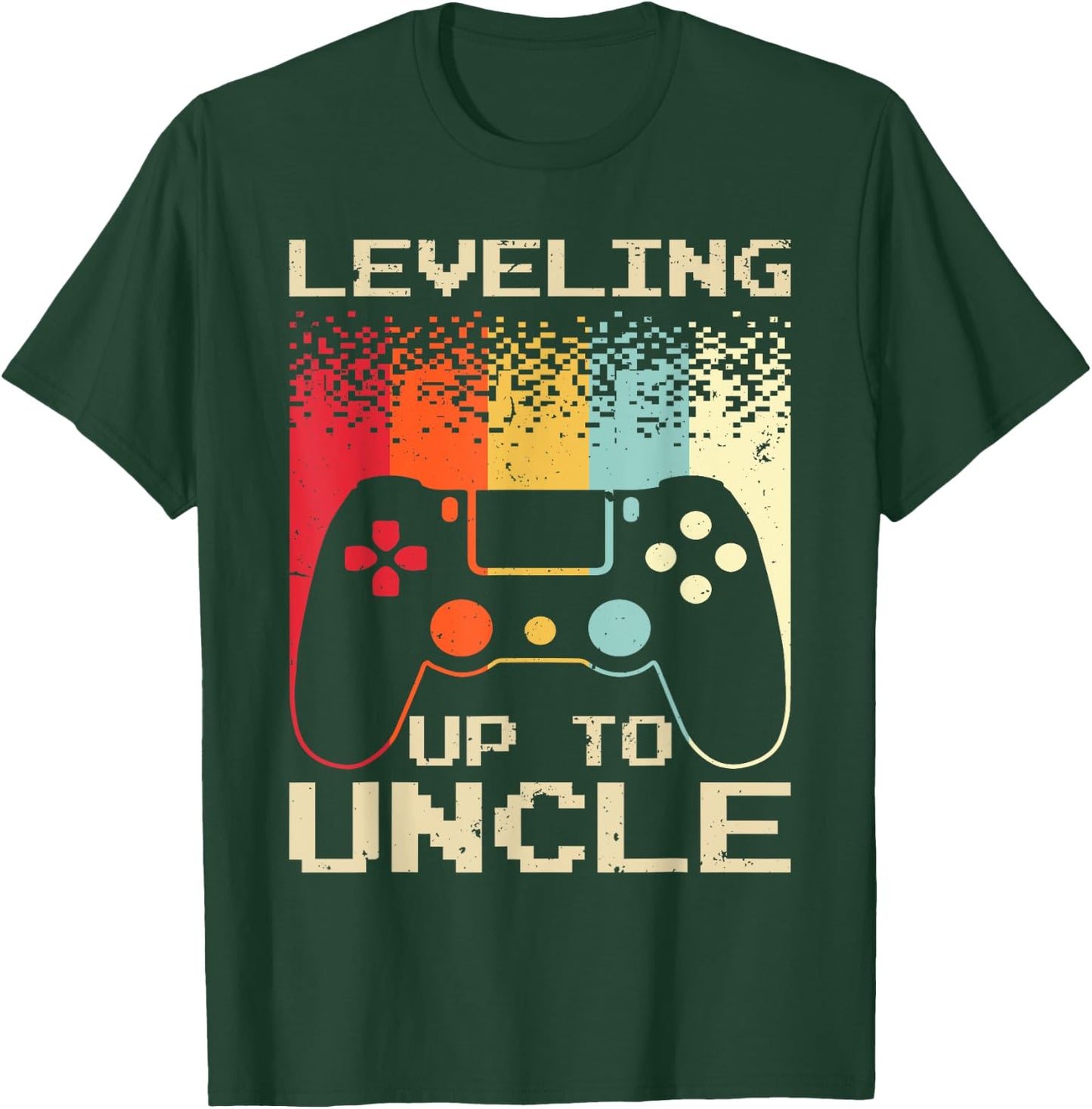 Best New Uncle Boys Soon To Be Uncle Nephew Gamer T-Shirt - T-Shirt | Forest