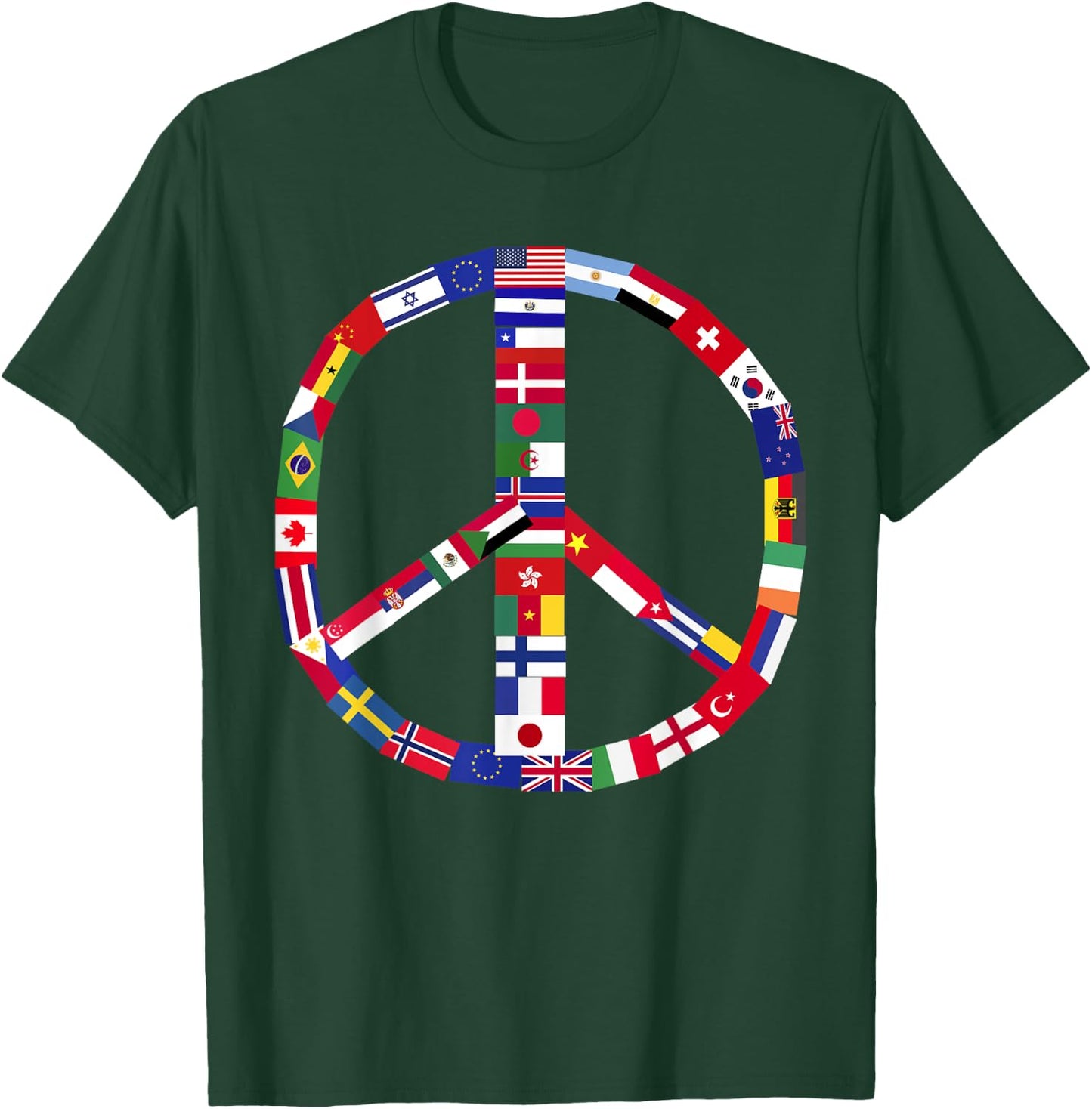 World Peace United Countries International Day Of Peace T-Shirt - T-Shirt | Forest