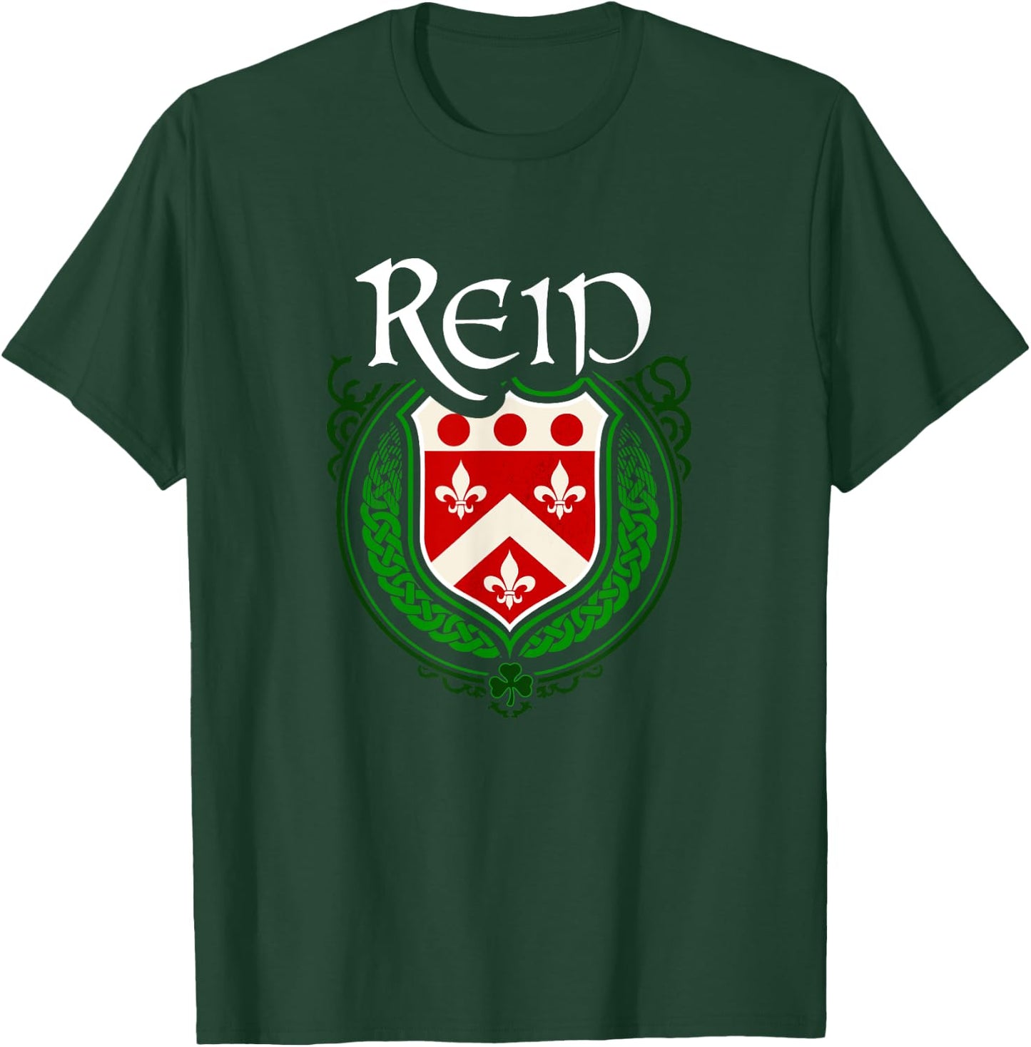 Reid Surname Irish Clan Tartan Badge Ireland T-Shirt - T-Shirt | Forest