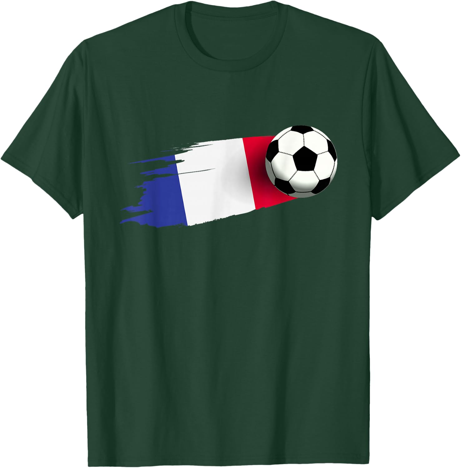 France Flag Jersey French Soccer Team French T-Shirt - T-Shirt | Forest