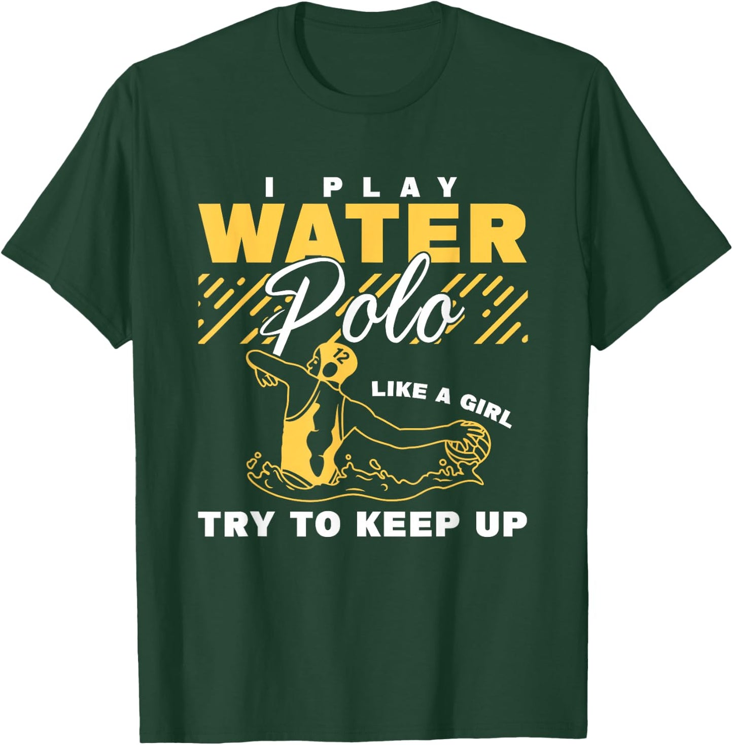 Water Polo Girl Waterpolo Sport Women Water Polo T-Shirt - T-Shirt | Forest