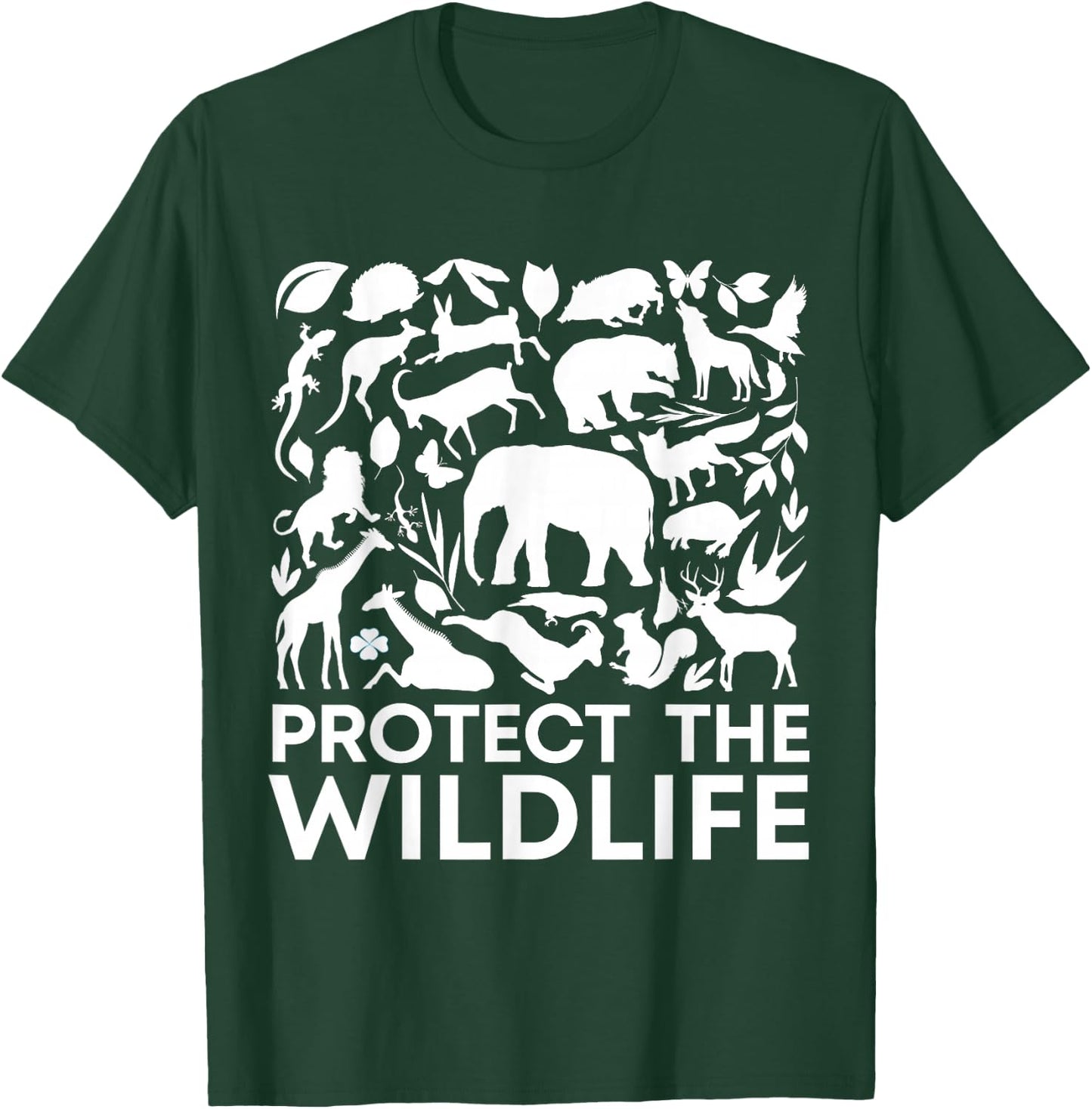 save the animals, Climate Change, Protect The Wildlife T-Shirt - T-Shirt | Forest