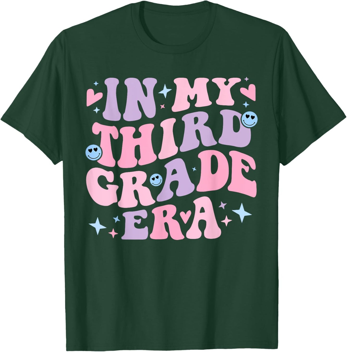 In My 3rd Grade Era Back to School in My Third Grade Era T-Shirt - T-Shirt | Forest
