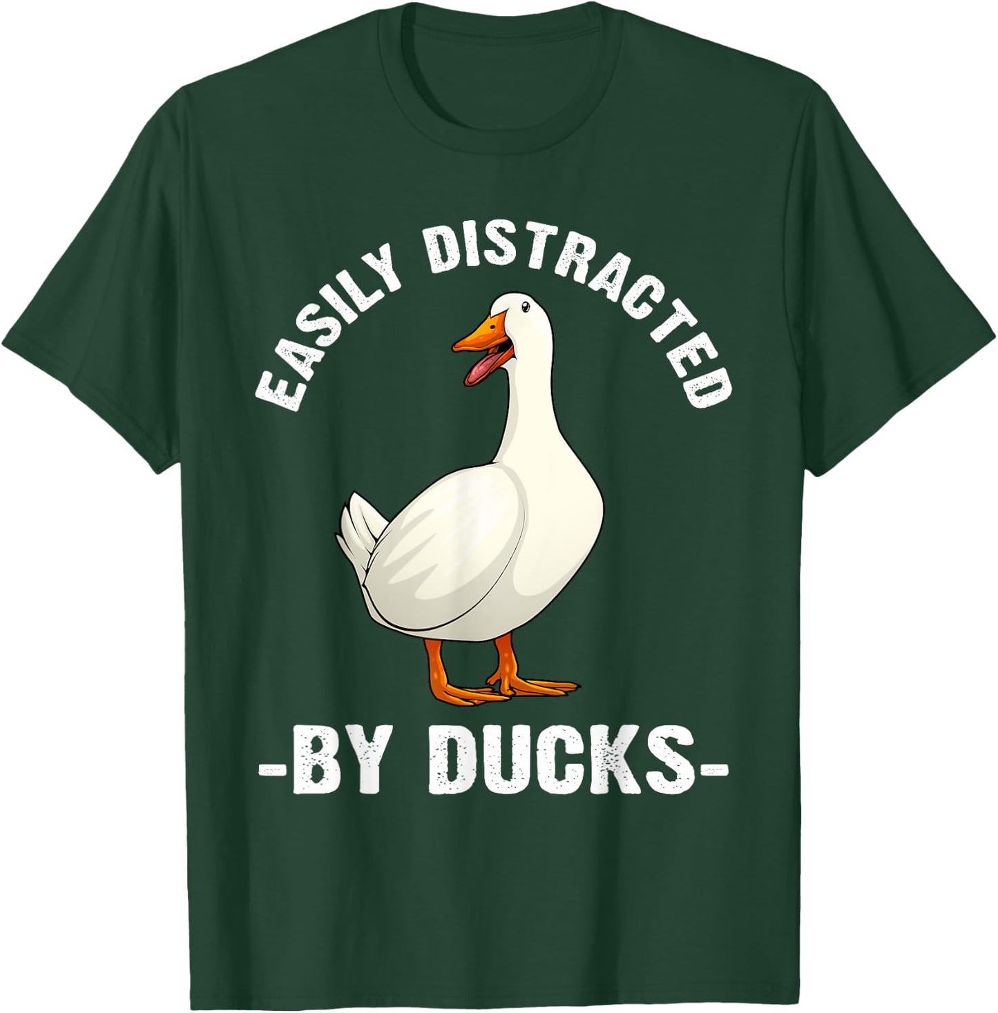 Cute Duck Design Women Aquatic Bird Duck Lovers T-Shirt - T-Shirt | Forest