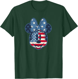 Disney Minnie Mouse Vintage Americana Fourth of July Small T-Shirt - T-Shirt | Forest