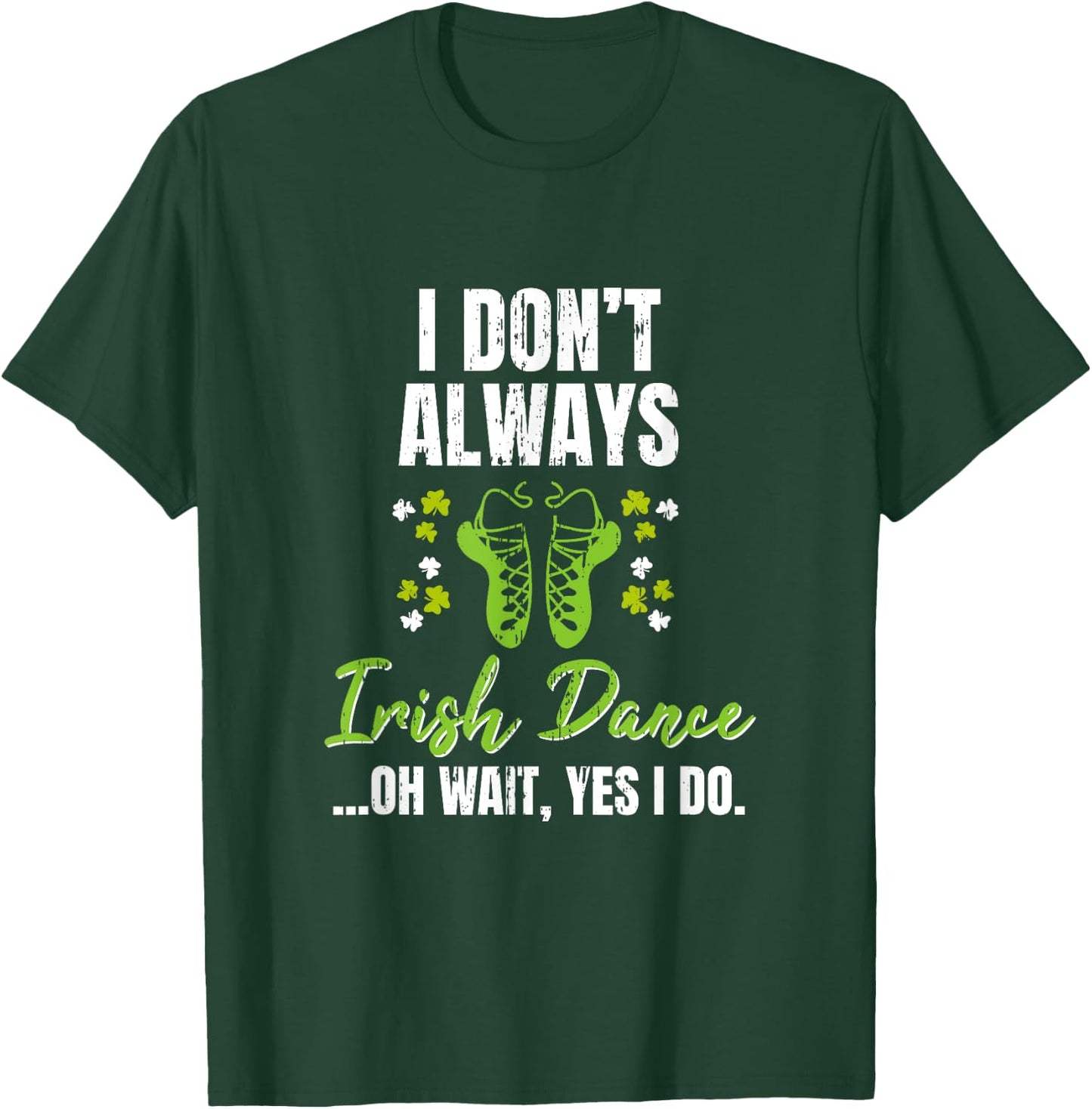 Girl In Poodle Socks Irish Dance Shoes Irish Dancer T-Shirt - T-Shirt | Forest