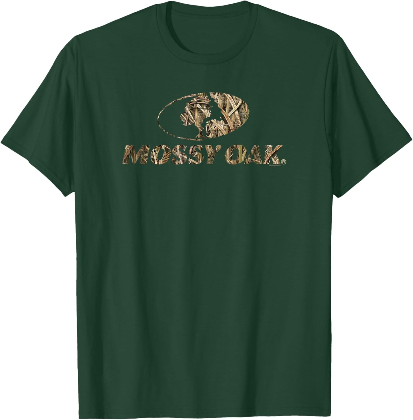 Mossy Oak Nature Camouflage Classic Outdoors Logo V2 T-Shirt - T-Shirt | Forest